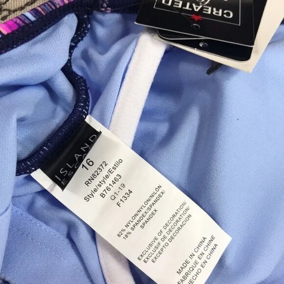 Island Escape Bora Bora Racerback Underwire Tankin - Picture 8 of 8